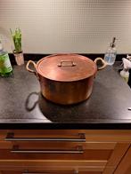 Grote zware koperen braad soep kookpan, Huis en Inrichting, Keuken | Potten en Pannen, Ophalen of Verzenden, Gebruikt, Overige materialen