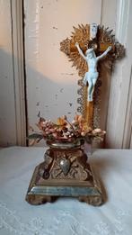 Plateau bois doré en Kruisbeeld in één, Verzenden