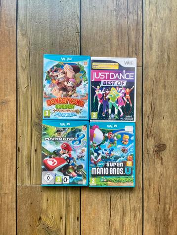 Diverse games voor de Wii (U) beschikbaar voor biedingen