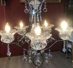 Kristallen kroonluchter  hanglamp 5 arms lichtpunten schalen
