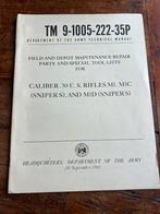 WO2 Vietnam Amerikaans M1 Garand sniper voorschrift 1961, Amerika, Verzenden, Landmacht