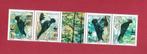 Servie wwf wnf Spechten bedreigde diersoorten Vogels 2007, Postzegels en Munten, Ophalen of Verzenden, Overige landen, Postfris