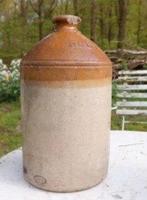 Oude antieke Engelse SRD aardewerk fles kruik rum WO1, Ophalen of Verzenden