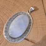 Echt zilveren hanger met Maansteen, prachtig model!, Nieuw, Ophalen of Verzenden, Nvt, Zilver