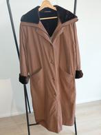 Vintage Faux fur dames jas 42, Ophalen, Zo goed als nieuw, Maat 42/44 (L), Zwart