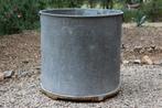 Brocante - Enorm grote zinken druivenbak!, Antiek en Kunst, Curiosa en Brocante, Ophalen