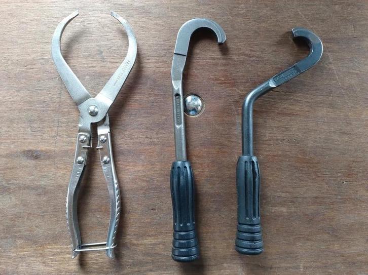 Klepstekgereedschap VW/Audi met stelplaatjes in sorteerbak, Auto-onderdelen, Besturing, Audi, Volkswagen, Gebruikt, Ophalen of Verzenden