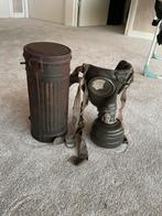 Duits WO2 Gasmaskerbus met naam!, Ophalen of Verzenden, Overige soorten, Duitsland, Overige typen