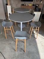 Set twee statafels en zes stoelen, Huis en Inrichting, Ophalen, Zo goed als nieuw