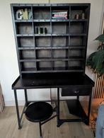 Vintage industriële metalen postkast, Huis en Inrichting, Ophalen, Gebruikt
