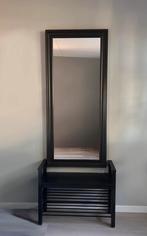 Zwarte Ikea Spiegel van Hout, Huis en Inrichting, Ophalen, Zo goed als nieuw, 150 tot 200 cm, Rechthoekig