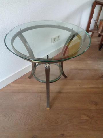 Vintage Pierre Vandel tafel Hollywood Regency beschikbaar voor biedingen