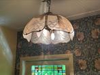 Hollywood Regency hanglamp (goud met gegraveerde bloemen), Huis en Inrichting, Lampen | Kroonluchters, Ophalen of Verzenden, Zo goed als nieuw