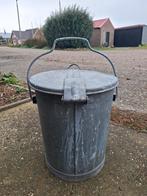 Zinken vuilnisemmer AMSTERDAM, Ophalen, Gebruikt