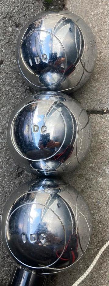 3 IDEALE petanque wedstrijdballen beschikbaar voor biedingen
