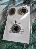 NIEUW Bvlgari setje: oorbellen + hanger zilverkleur, replica, Ophalen of Verzenden, Nieuw, Zilver, Overige materialen
