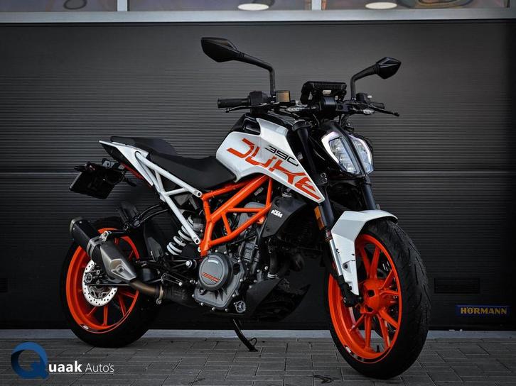 KTM 390 Duke ABS | 22.156km | LED | BLUETOOTH | WIT/ORANJE |, Motoren, Motoren | KTM, Bedrijf, Naked bike, 12 t/m 35 kW, ABS, LED Verlichting
