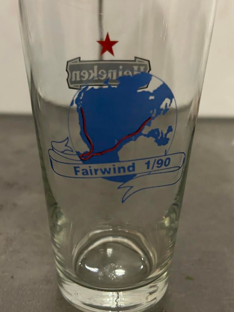 Dubbeldruk glas van Heineken, Ophalen, Zo goed als nieuw, Bierglas