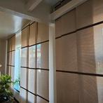 10 Japanse paneelgordijnen inclusief 2 rails, Huis en Inrichting, Stoffering | Gordijnen en Lamellen, Ophalen, Gebruikt, 200 cm of meer