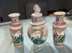 3 Antieke Chinese Vazen, Ophalen of Verzenden
