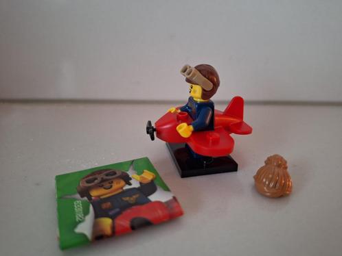 Lego Minifigure serie 21 – vliegtuig meisje, Kinderen en Baby's, Speelgoed | Duplo en Lego, Zo goed als nieuw, Lego, Complete set