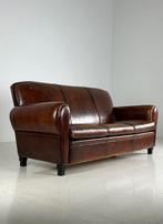 Schapenleren 3 zits bank klassiek mancave