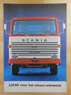 Scania LB 85 Brochure 1969 – LB85 - NL, Ophalen, Zo goed als nieuw, Overige merken, Scania