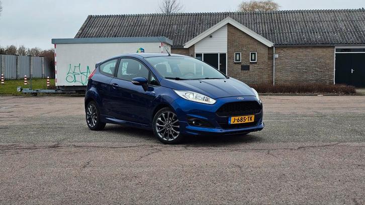 Ford Fiësta 1.0 ST line 92KW/125PK 3D 2017 Blauw, Auto's, Ford, Fiësta, ABS, Achteruitrijcamera, Benzine, B, Hatchback, Handgeschakeld