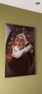 Groot glasschilderij glas schilderij canvas 120 x 80 cm, Ophalen, Zo goed als nieuw