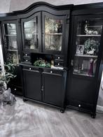 Grenen buffetkast, vitrinekast GRATIS, Huis en Inrichting, Ophalen, Zo goed als nieuw, 25 tot 50 cm, 200 cm of meer