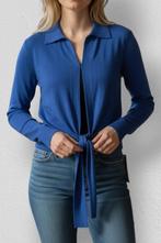 NA-KD – Sleek Blue Wrap Vest Long Sleeves – M 🌷👠, Kleding | Dames, Maat 38/40 (M), NA-KD, Blauw, Ophalen of Verzenden