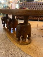 Prachtige massief teakhouten salontafel, Antiek en Kunst, Ophalen