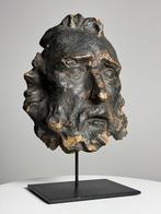 Klassiek Sculptuur Zeus / Hercules op standaard, Ophalen, Gebruikt
