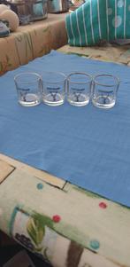 genever glazen Hertekamp 4 stuks nieuw, Ophalen of Verzenden, Nieuw, Borrel- of Shotglas