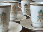 Vintage Mosa Maastricht Koffieset - 4 Kop en Schotels, Ophalen of Verzenden