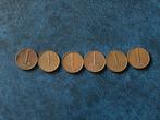 Nederlandse 1 cent muntjes 1955, 1962, 1964, 1966, 1968, Postzegels en Munten, Munten | Nederland, Ophalen of Verzenden, Koningin Juliana