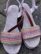 Sleehak maat 39 (valt als 38), Schoenen met lage hakken, Zwart, Ophalen of Verzenden, Gedragen