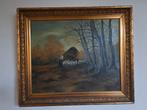 Schilderij herderinnetje met schaapjes, Ophalen
