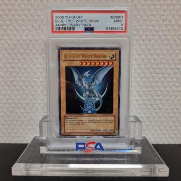 Yu-Gi-Oh Blue-Eyes White dragon anniversary pack PSA 9  beschikbaar voor biedingen