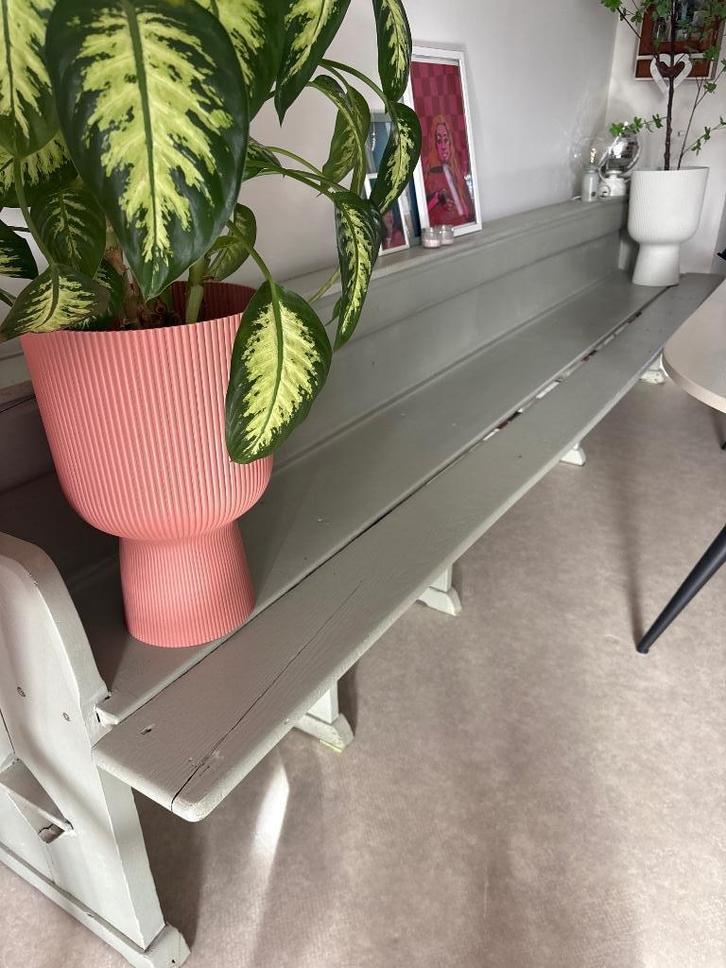 Kerkbank 330 lang, Antiek en Kunst, Antiek | Meubels | Stoelen en Banken, Ophalen