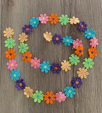 Margrieten Daisy Flora bloemen kant voor op kleding beschikbaar voor biedingen