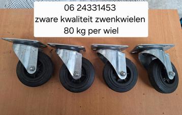 Zware kwaliteit zwenkwielen set van 4 beschikbaar voor biedingen