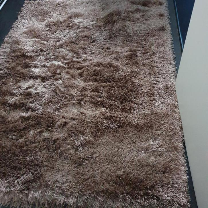 vloerkleed merinos shaggy glossy collectie mt 160x230 2stuks, Huis en Inrichting, Stoffering | Tapijten en Kleden, Zo goed als nieuw