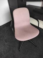 Bureaustoel lichtroze, Ikea langfjall met armleuningen., Huis en Inrichting, Bureaustoelen, Ophalen, Zo goed als nieuw, Roze, Bureaustoel