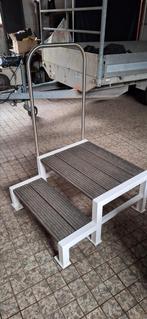 aluminium opstap voor stacaravan, Caravans en Kamperen, Caravan accessoires, Ophalen, Zo goed als nieuw