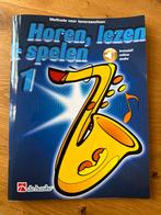 Horen, lezen & spelen - Tenorsaxofoon methode, Ophalen of Verzenden, Zo goed als nieuw, Tenor
