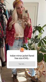 Joya’s vida velvet mirror jacket Indian rood fluwelen jas️, Kleding | Dames, Ophalen of Verzenden, Nieuw, Rood