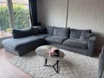Hoekbank grijs met loveseat Keijser & Co, Ophalen, Gebruikt