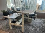 Elektrisch Duo Bureau KT 160x80cm (Robson eiken), Zakelijke goederen, Kantoor en Winkelinrichting | Kantoormeubilair en Inrichting