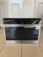 Nette RVS Whirlpool inbouw combimagnetron, LCD-touchscreen!, Witgoed en Apparatuur, Stoom, Zo goed als nieuw, Oven met grill, Inbouw